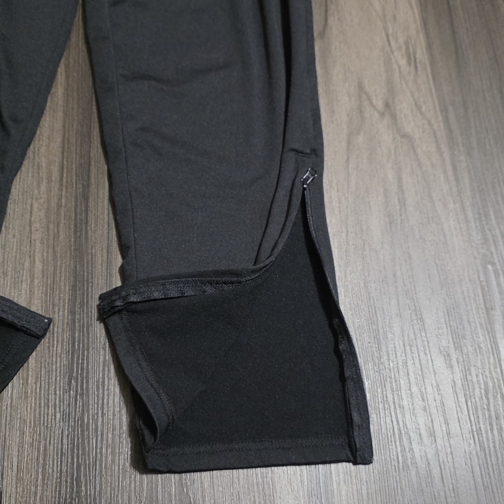 Champion Men's Track Pants Size XL Black Ankle Zip Pockets Drawstring Athletic - Picture 2 of 9